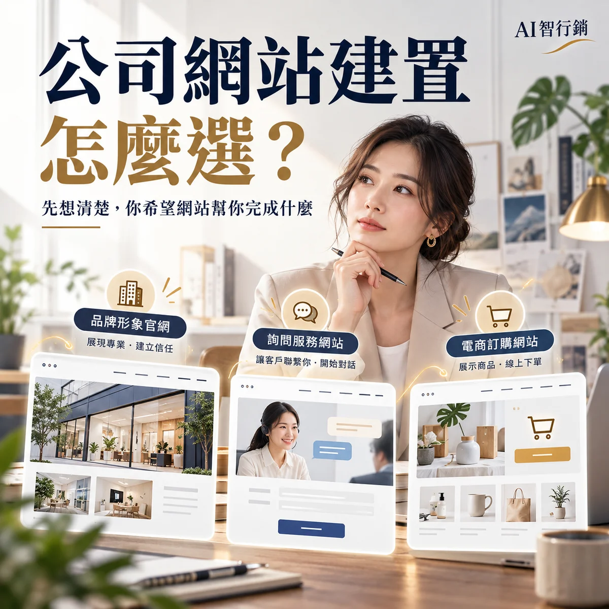 公司網站建置怎麼選？